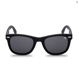 William Painter Polarized Tatanium The Hook Sunglasses in Black